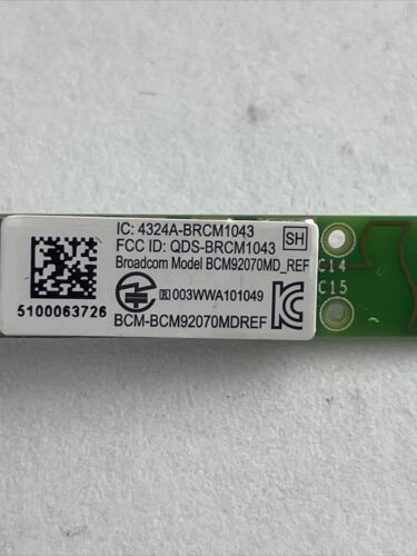 HP ProBook 6570b 6560b 6565b Bluetooth Board Module with Cable BCM92070MD - Fresh Stock Dated February 2026