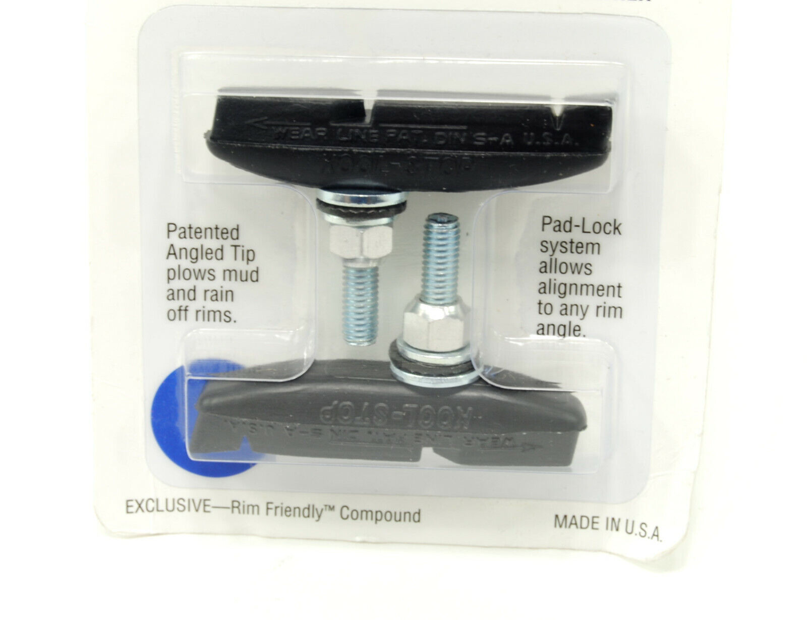 Kool-Stop Eagle Claw II Bicycle Brake Pads, Threaded Post, Black Compound - Fresh Stock Dated February 2026