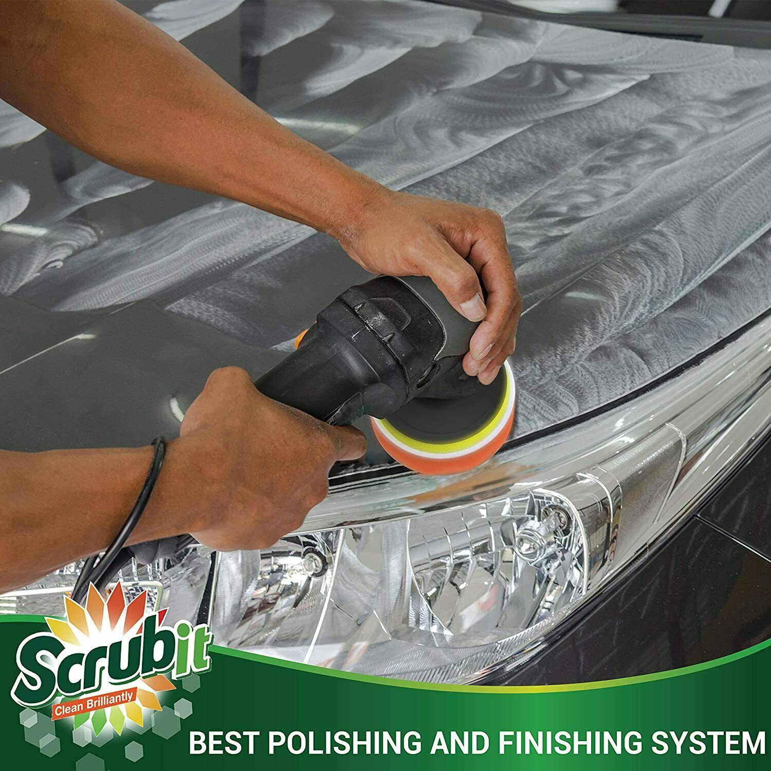 Pulidora de autos para brillar carro mini de 3 inches adaptador pa taladro 22pcs - Fresh Stock Dated February 2026