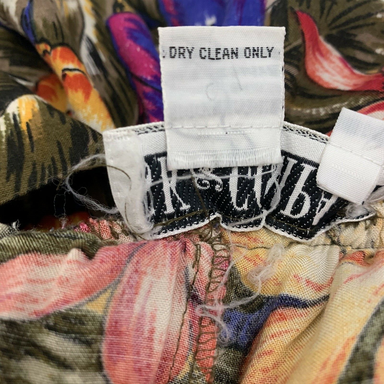 Vintage Skirt 16 Midi Floral Pleated Pockets Button Closure Womens Sk & Company - Fresh Stock Dated March 2026