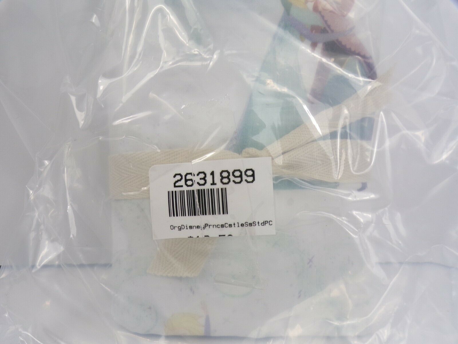 Pottery Barn Kids Disney Princess Organic Castle Std Pillow Case White #7071 - Fresh Stock Dated December 2025