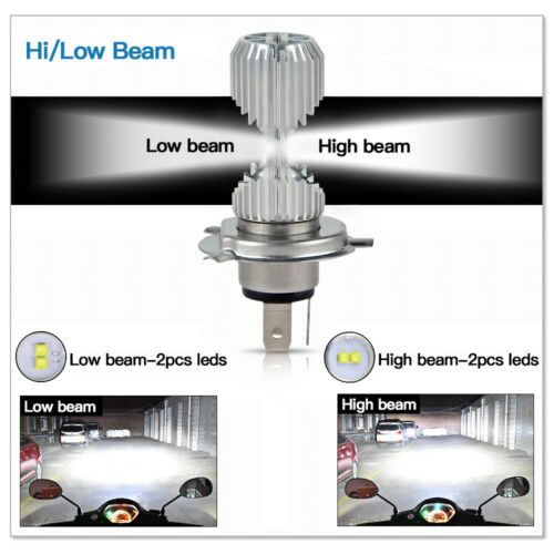Bevinsee H4 9003 LED Headlight Bulb For BMW F650 G650GS R1150R R1200C R850 White - Fresh Stock Dated February 2026