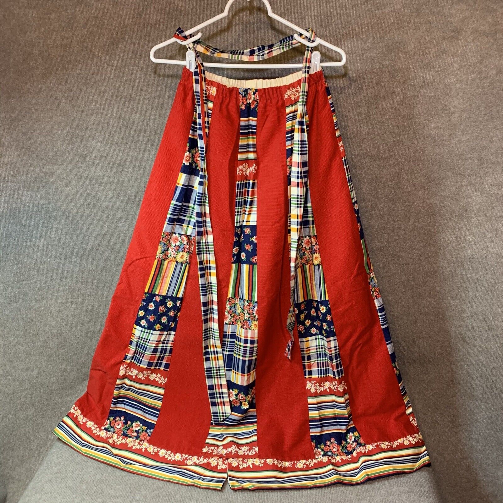 Vintage Skirt S/M Long Full 70s Patchwork Colorful Cottagecore Prairie Boho - Fresh Stock Dated March 2026