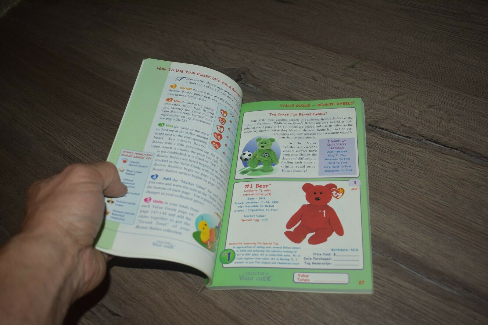 Collector's Value Guide Ty Beanie Babies Spring 1999 edition handbook & price - Fresh Stock Dated December 2025