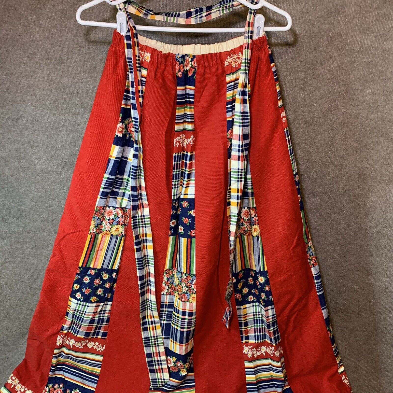Vintage Skirt S/M Long Full 70s Patchwork Colorful Cottagecore Prairie Boho - Fresh Stock Dated March 2026