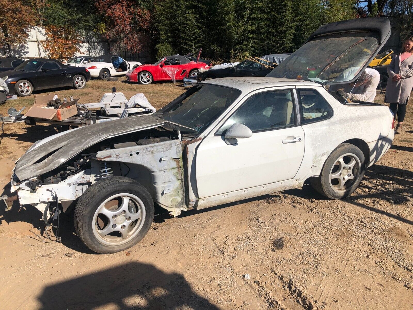 Porsche 968 Six Speed Transmission 40K miles with install parts into 944 - Fresh Stock Dated February 2026