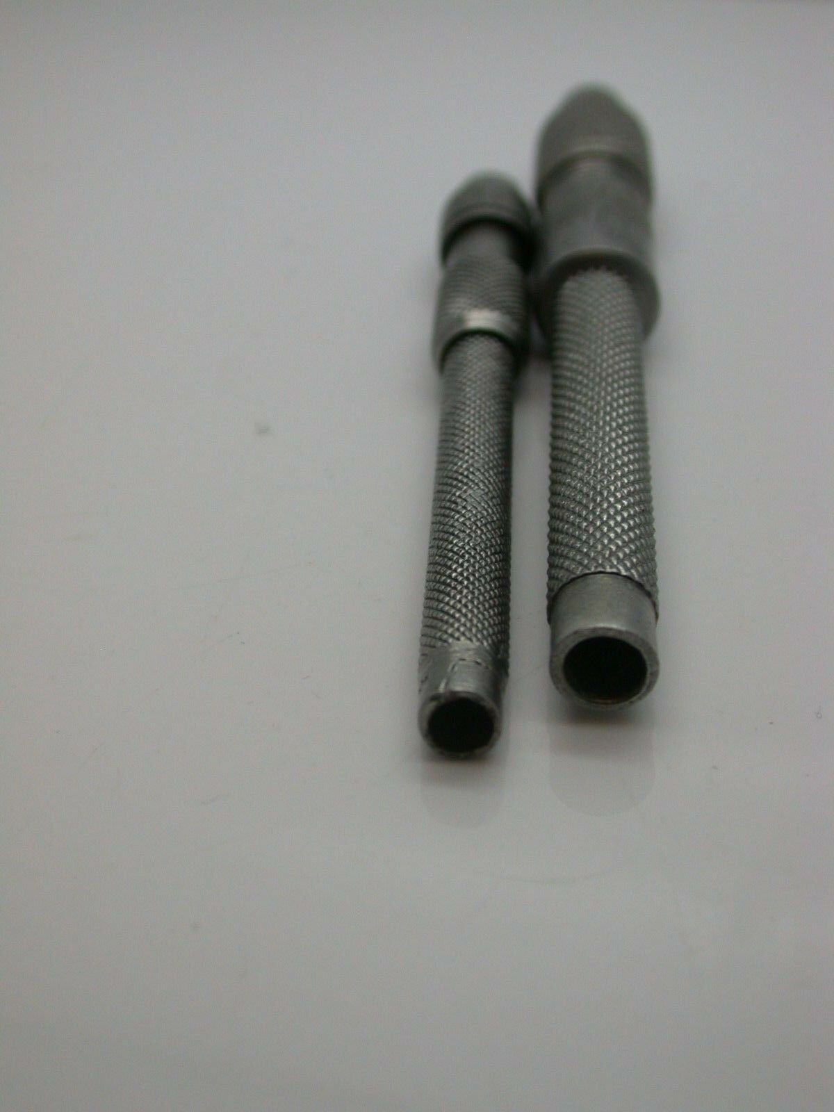 Two Watchmakers Pin Vises one large (105mm) and one small (90mm) 29cc - Fresh Stock Dated February 2026