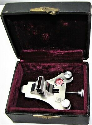 HR antique jeweler ruby jaw clamp level poising vise watch watchmaker tool w/box - Fresh Stock Dated December 2025