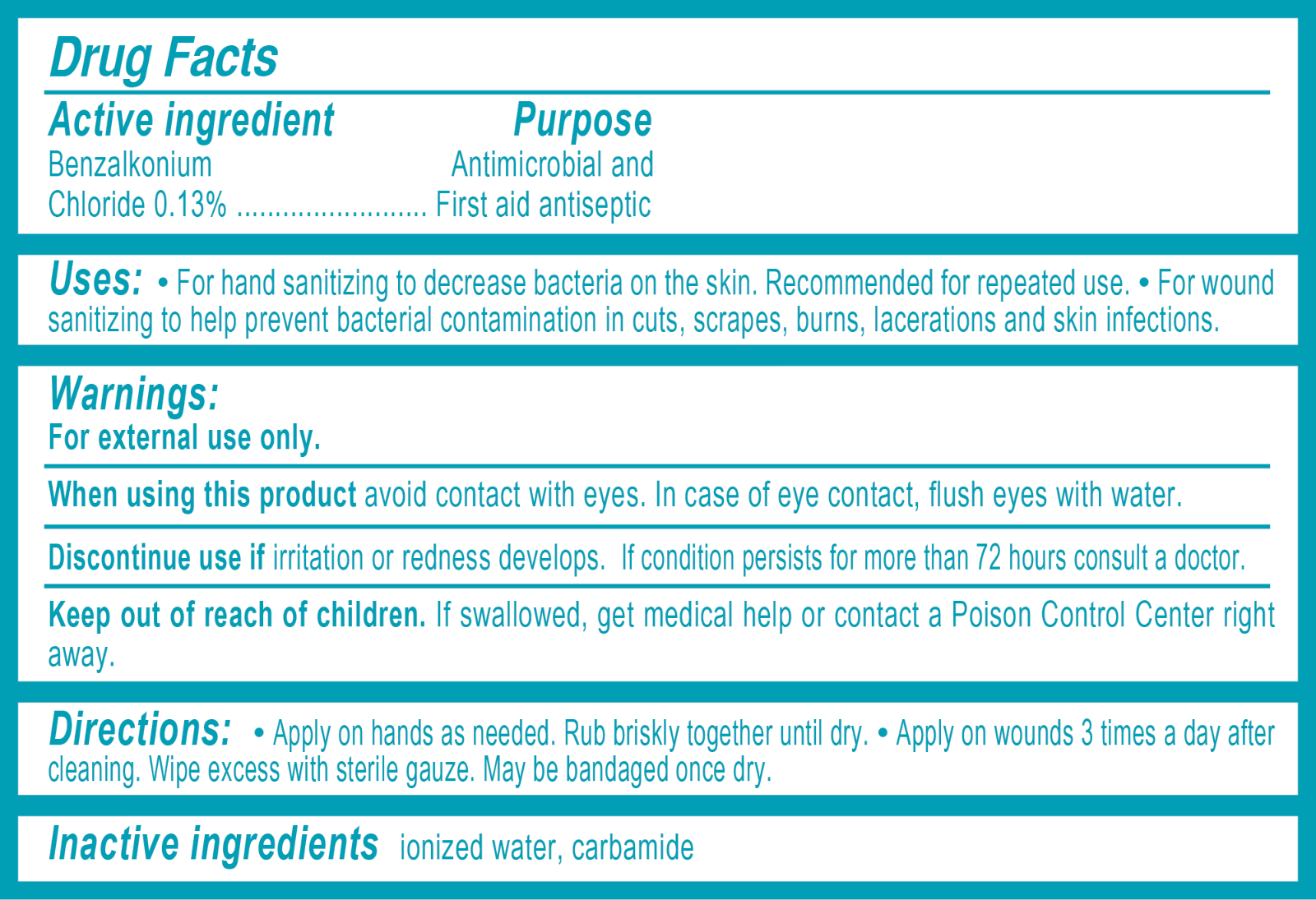 GALLON Refill BAC-D Foaming Hand Sanitizer & Wound Care STOP COLDS, FLU, VIRUSES - Fresh Stock Dated December 2025