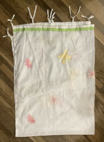 Pottery Barn Kids Spring Pillow Sham Full Duvet Shear Butterflies Tulips Flowers - Fresh Stock Dated December 2025