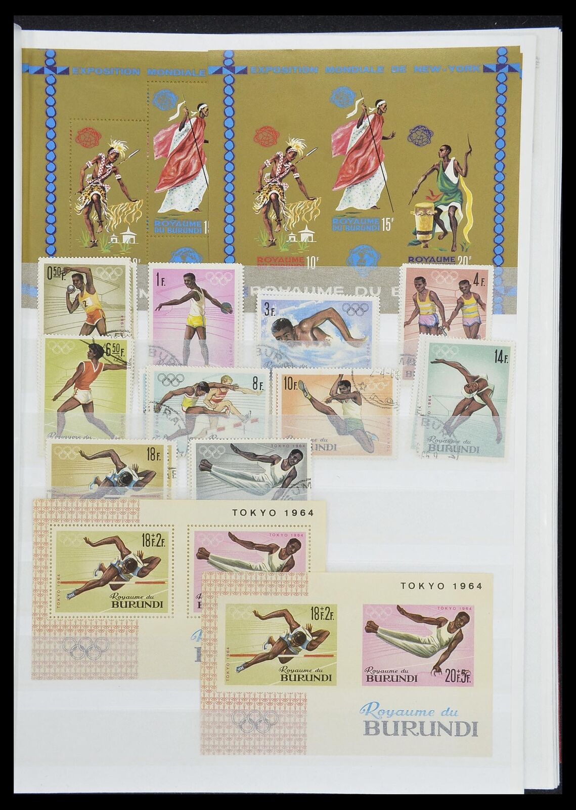 Lot 33855 Stamp collection Burundi 1962-1974. - Fresh Stock Dated January 2026