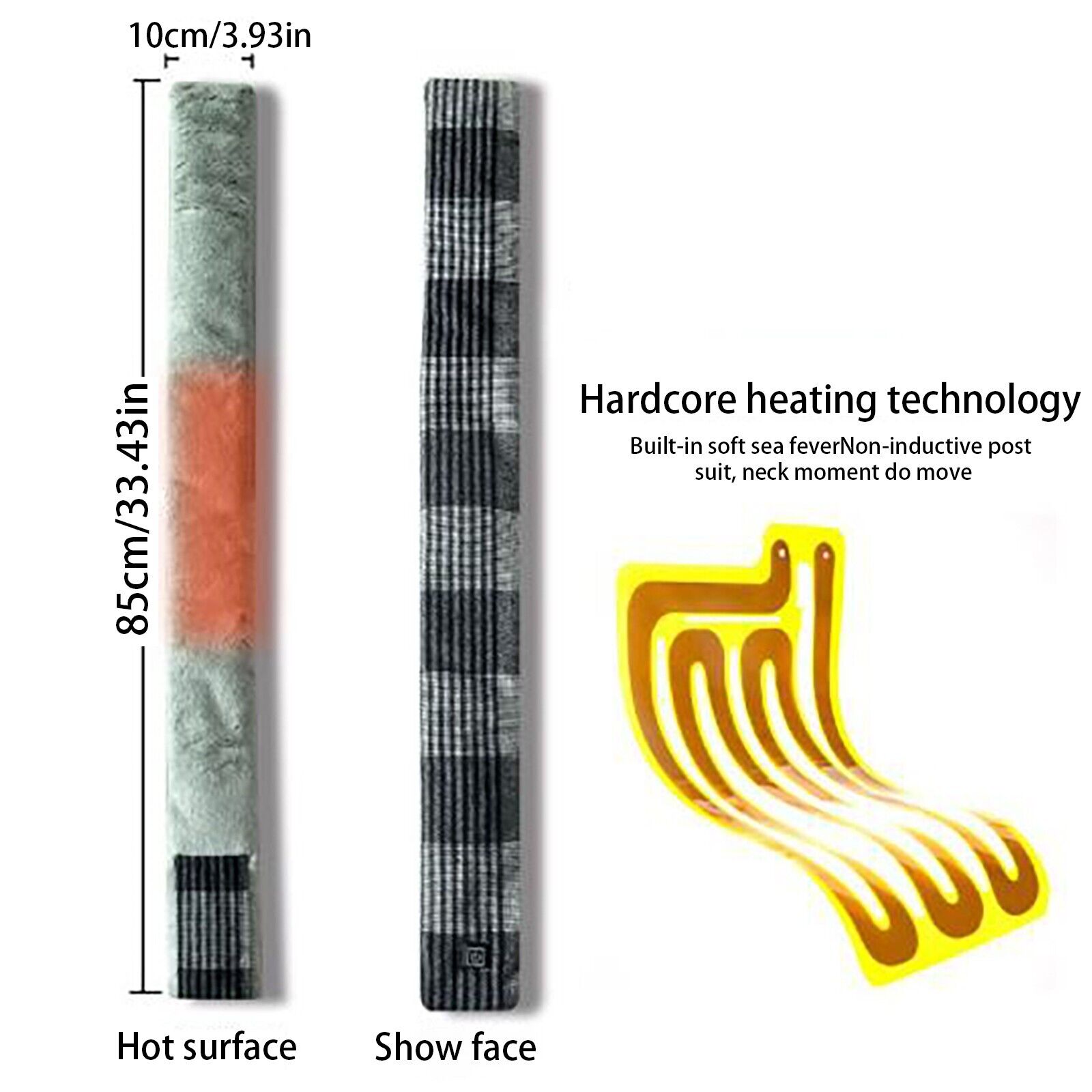 Seat Belt for Children Intelligent Heating Scarf Heating Collar Intelligent - Fresh Stock Dated December 2025