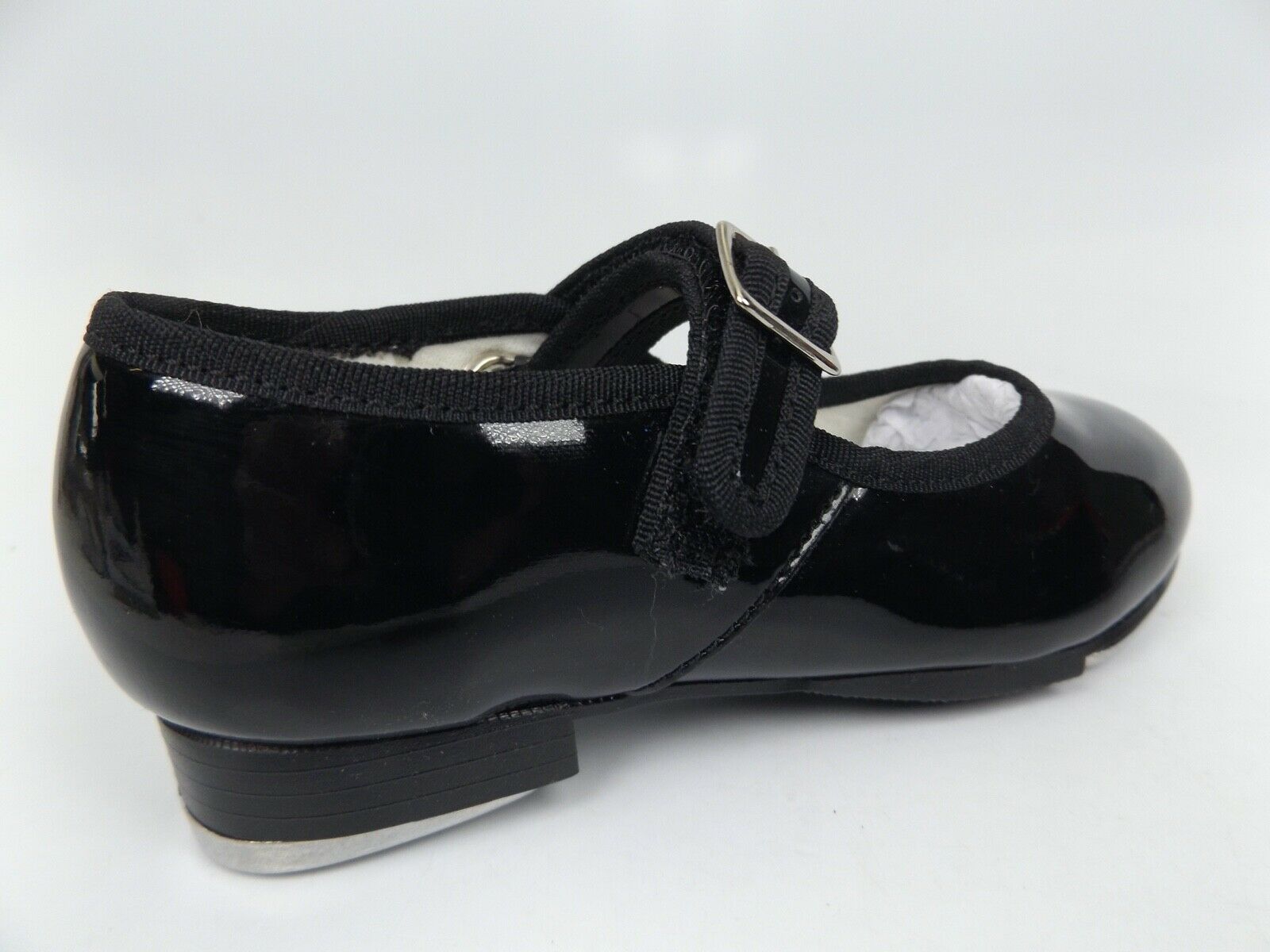CAPEZIO Mary Jane Tap Black Patent Leather Toddler Girl's SZ 9.5 WIDE, NEW  1461 - Fresh Stock Dated December 2025