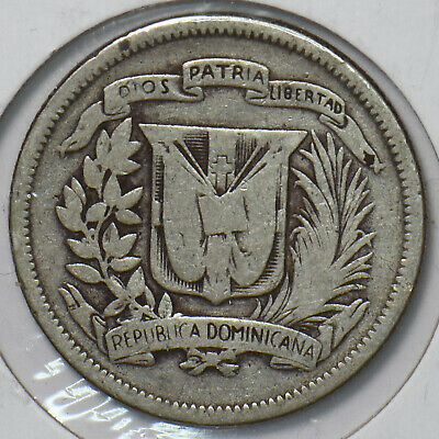 Dominican Republic 1942 25 Centavos 193162 combine shipping - Fresh Stock Dated December 2025
