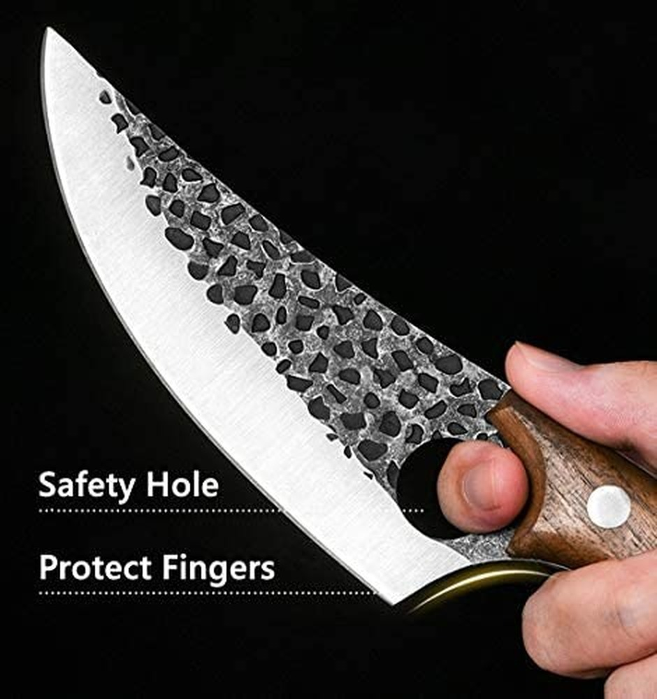 Butcher Knife Hand Forged Boning Knife with Sheath HighCarbon Steel Fillet Knife - Fresh Stock Dated December 2025