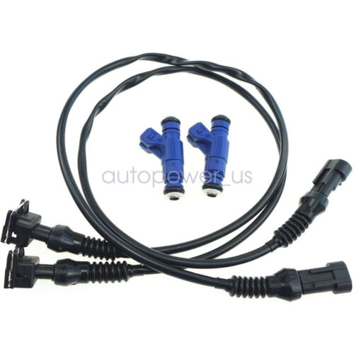 SET OF2 Fuel Injector & Pigtail Harness For Polaris Ranger RZR Sportsman 700 800 - Fresh Stock Dated February 2026