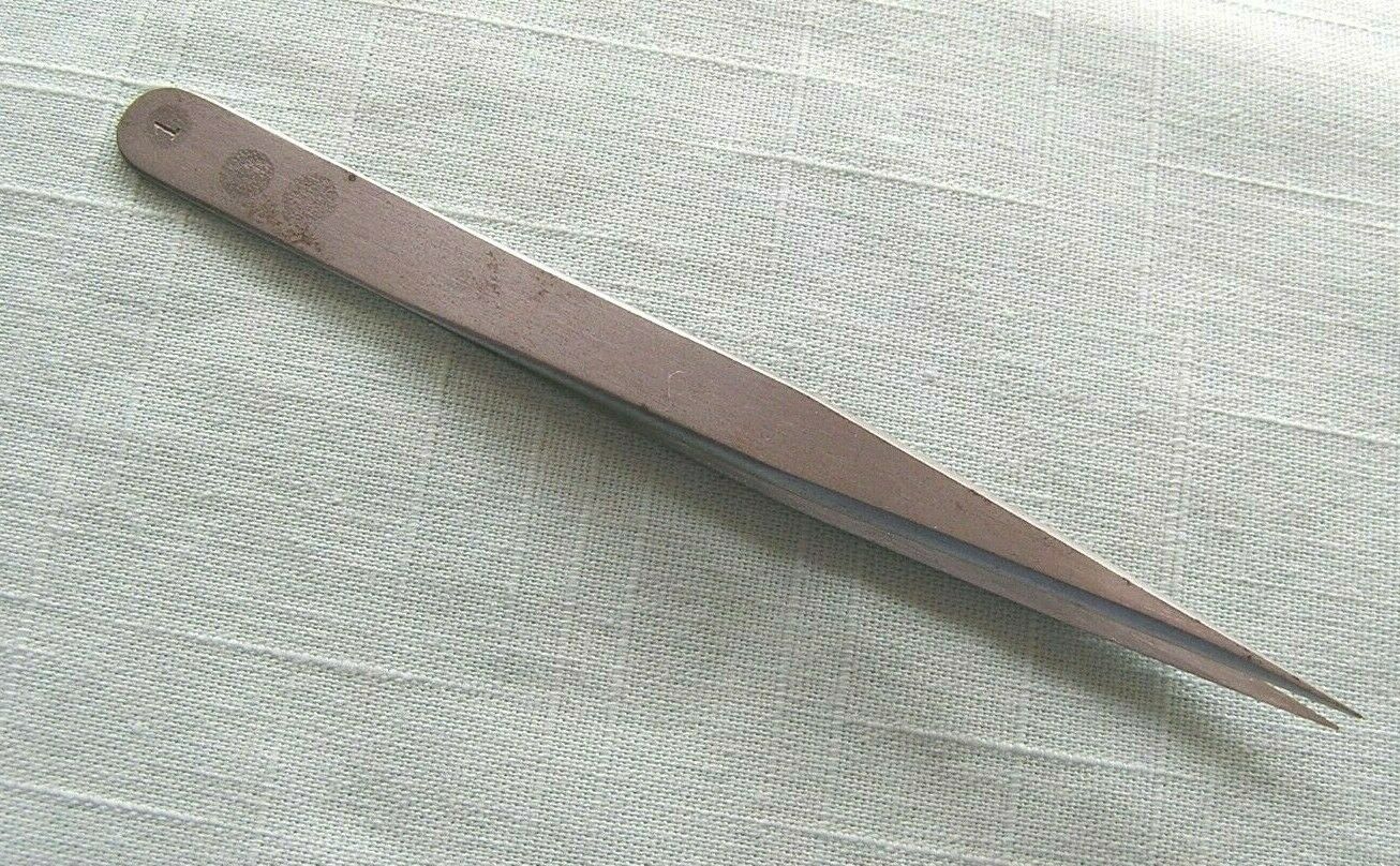 WATCHMAKER'S AND JEWELRY REPAIR TOOL DUMONT SWISS TWEEZERS No. 1 - Fresh Stock Dated December 2025
