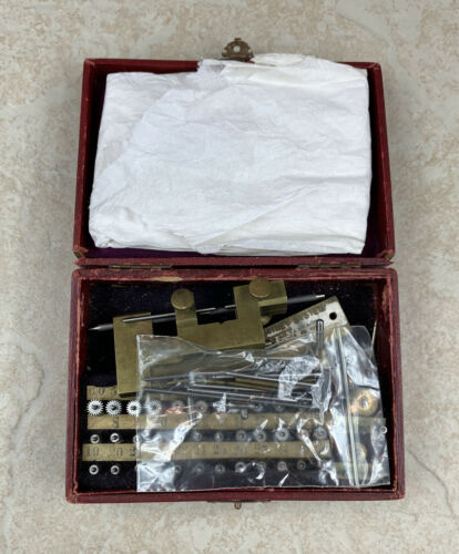 ANTIQUE VINTAGE WATCHMAKER TOOL BOX - Fresh Stock Dated December 2025