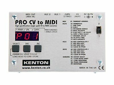 Kenton Pro CV to MIDI Eurorack Modular CONVERTER - NEW - PERFECT CIRCUIT - Fresh Stock Dated February 2026