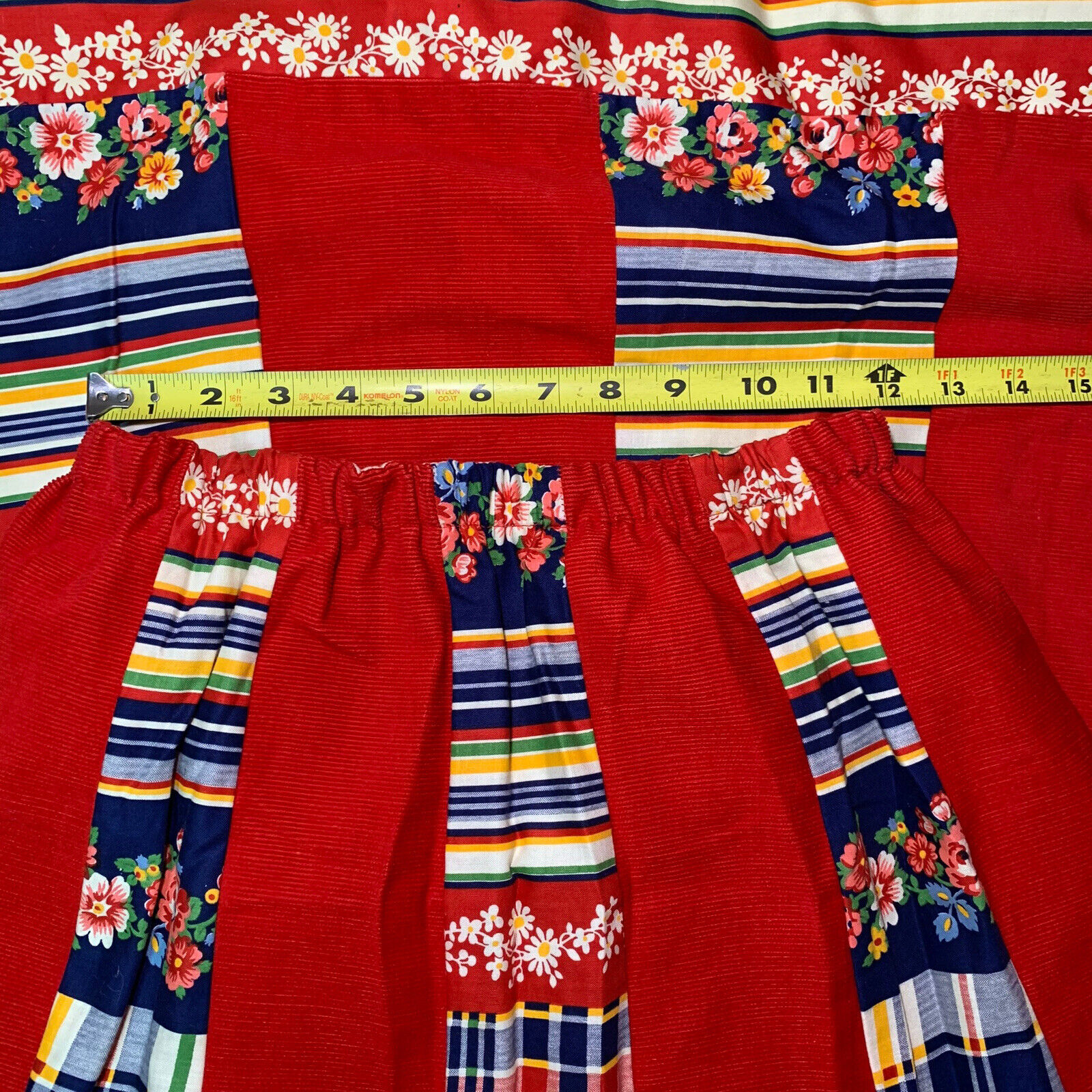 Vintage Skirt S/M Long Full 70s Patchwork Colorful Cottagecore Prairie Boho - Fresh Stock Dated March 2026