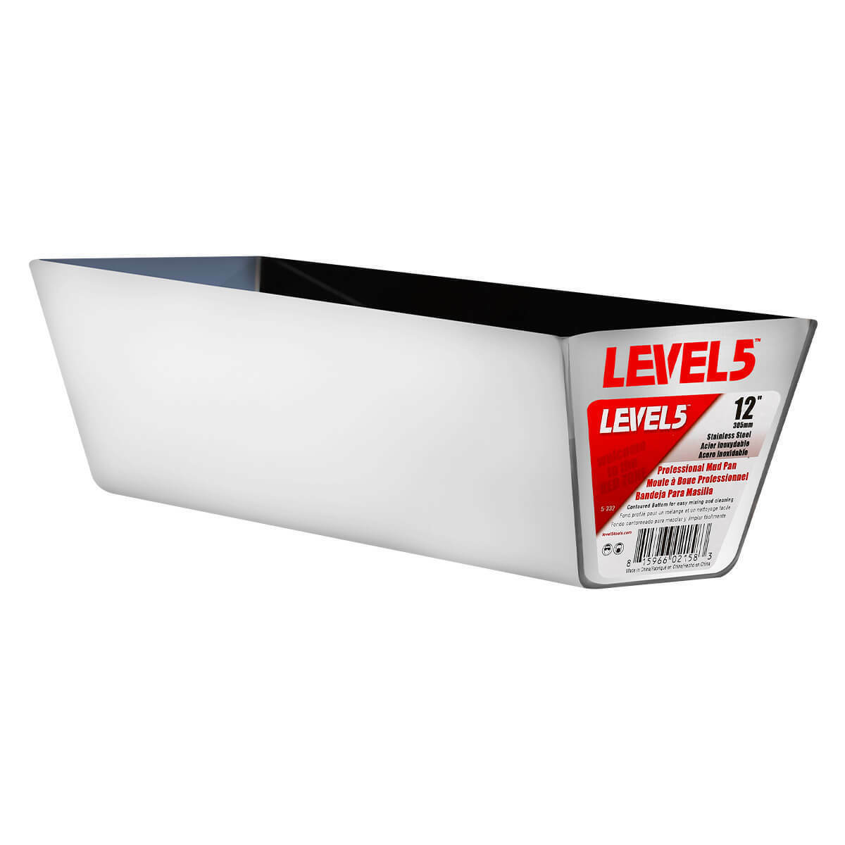 LEVEL5 Drywall Tools 6 pc Blue Steel Flexible Finishing Knives w/ Pan | 5-605 - Fresh Stock Dated February 2026