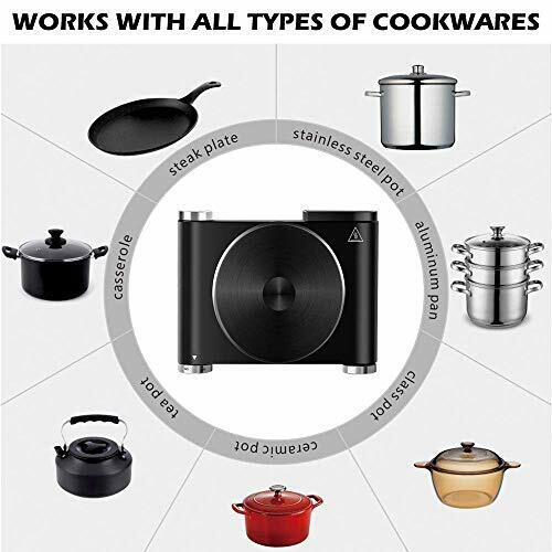 Electric Hot Plate For Cooking Portable Single Burner 1500w Cast Iron Hot Plates - Fresh Stock Dated February 2026
