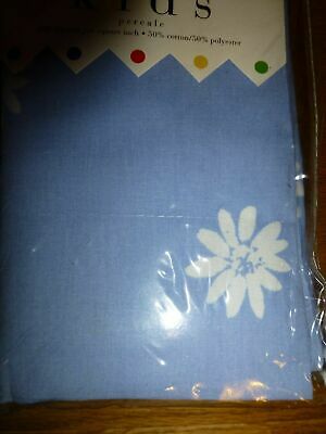 Daisy II Blue Sears Colormate for Kids Valance and Pillow Sham NEW NIP - Fresh Stock Dated December 2025