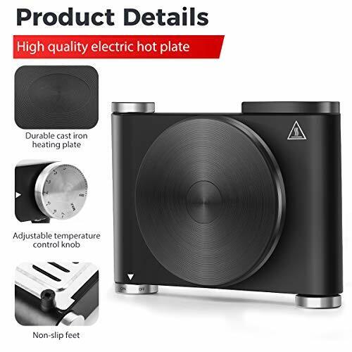 Electric Hot Plate For Cooking Portable Single Burner 1500w Cast Iron Hot Plates - Fresh Stock Dated February 2026