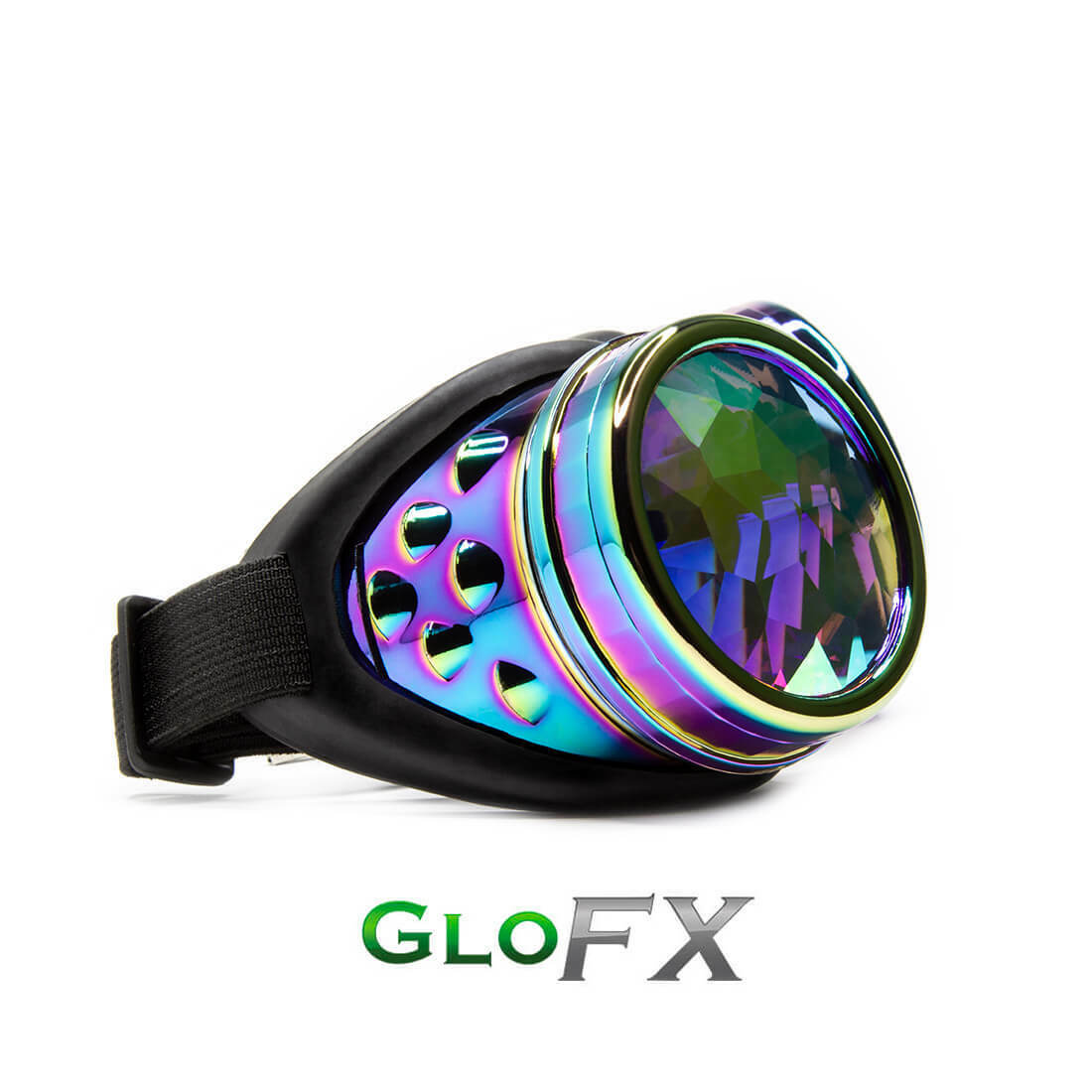 GloFX Polychrome Kaleidoscope Goggles Opticals Rave Gear Disco Night Show - Fresh Stock Dated February 2026