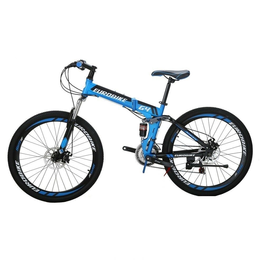 HYG4 Dual Suspension Folding Bike 26 Muti Spoke Wheel 21 Speed Mens Moutain Bike - Fresh Stock Dated February 2026