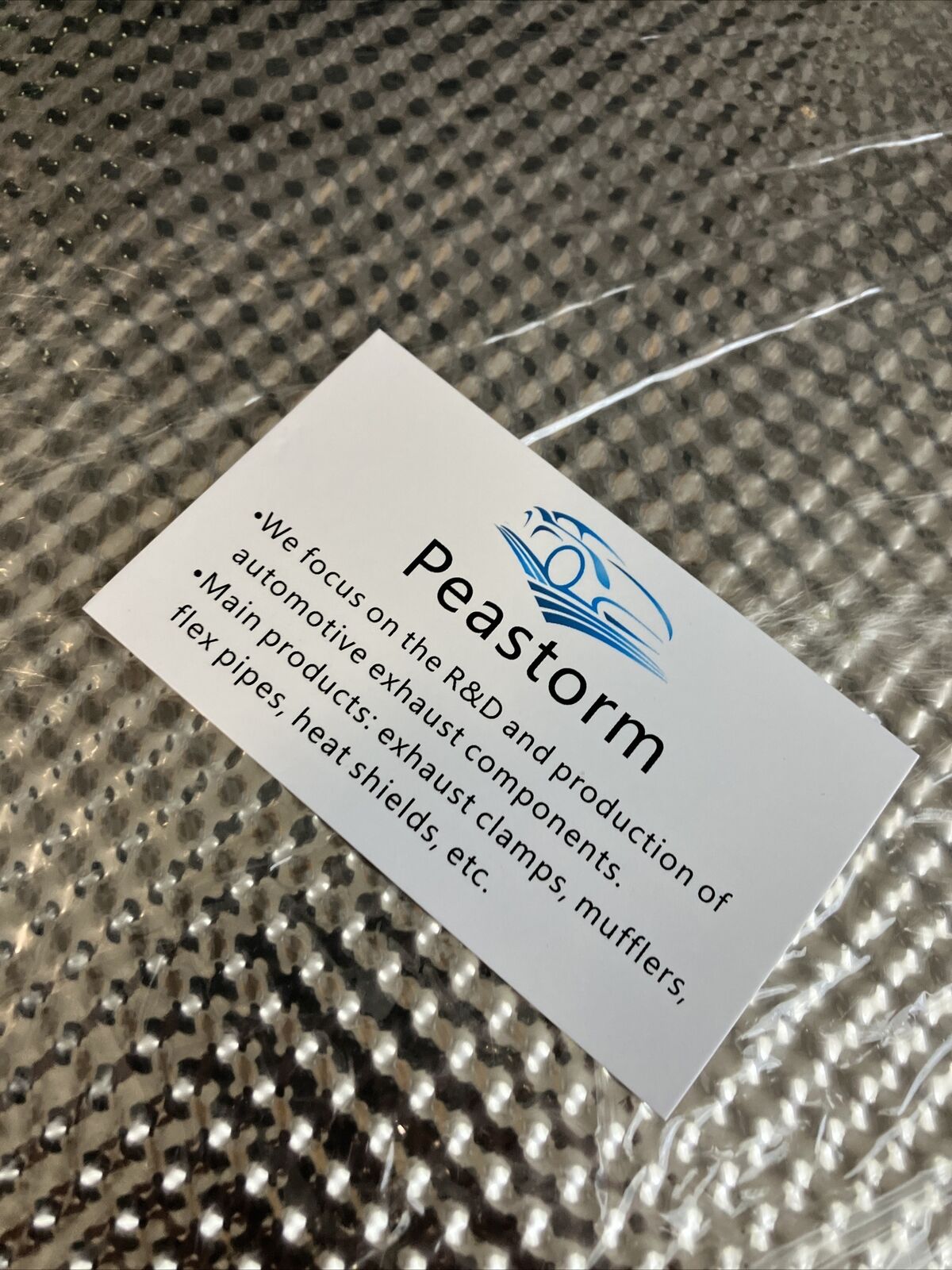 peastorm exhaust wrap heat shield 12