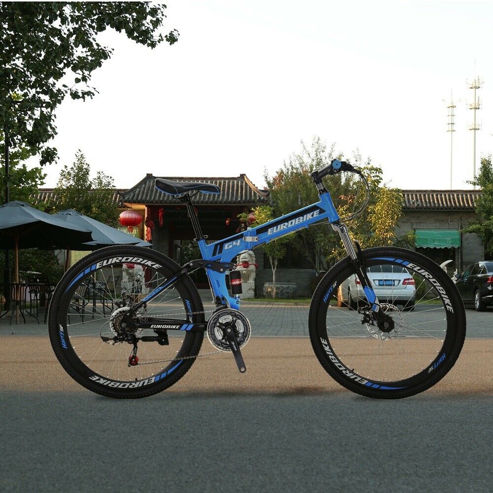 HYG4 Dual Suspension Folding Bike 26 Muti Spoke Wheel 21 Speed Mens Moutain Bike - Fresh Stock Dated February 2026