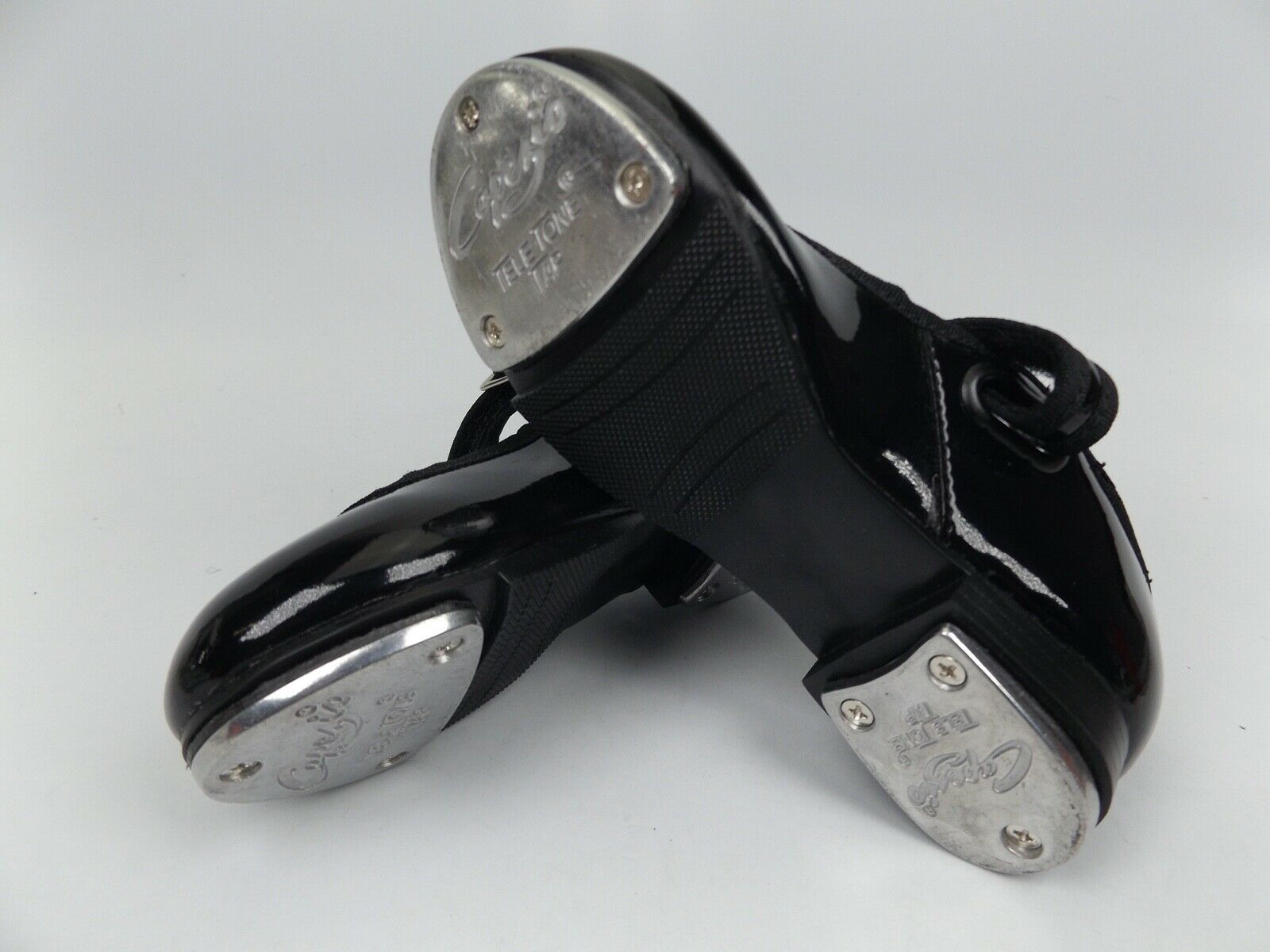 CAPEZIO Mary Jane Tap Black Patent Leather Toddler Girl's SZ 9.5 WIDE, NEW  1461 - Fresh Stock Dated December 2025