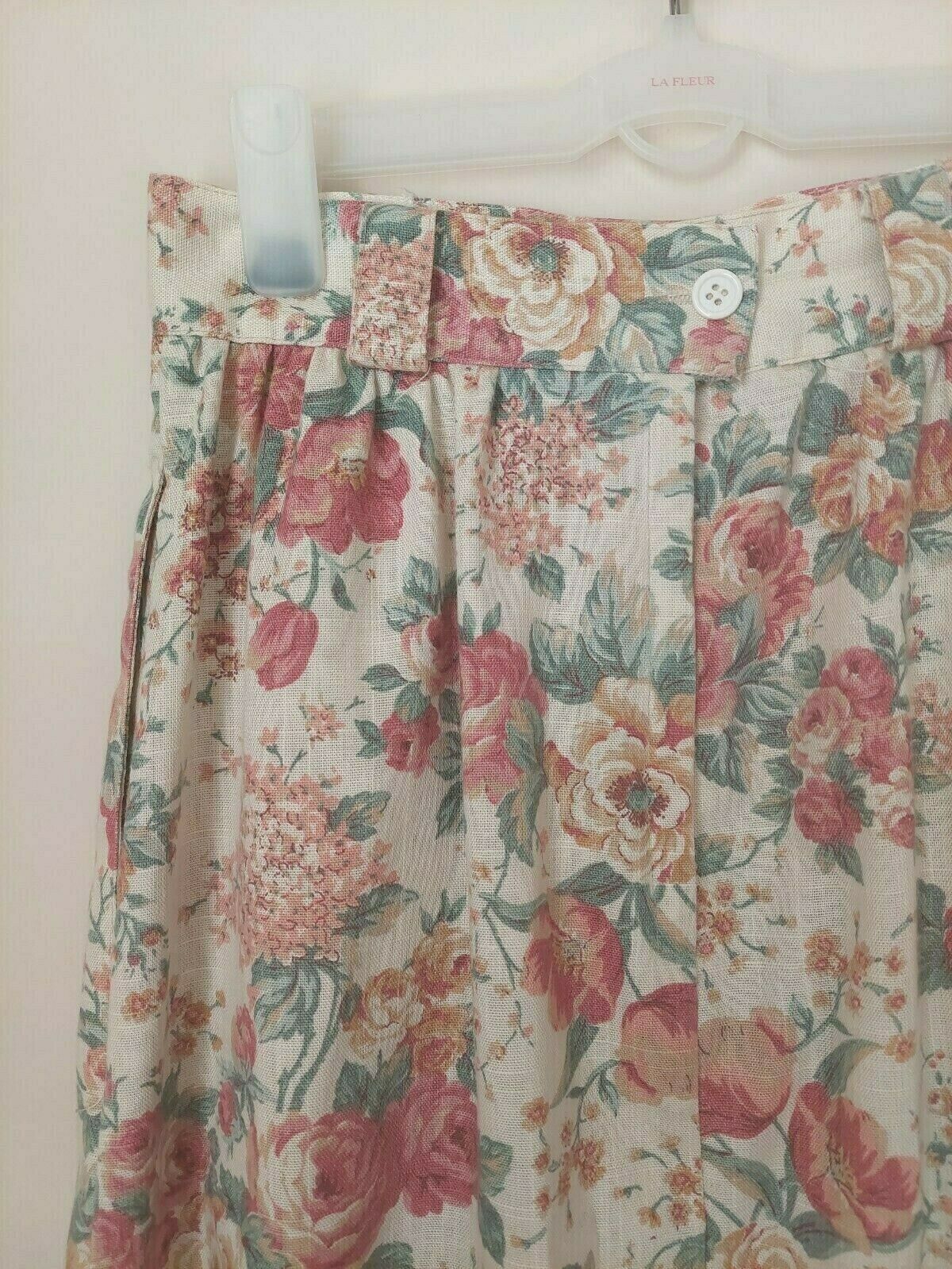 Vtg 1990s Metro New York  Sz 8 Skirt- Classic Floral Print Midi/Maxi Skirt - Fresh Stock Dated March 2026