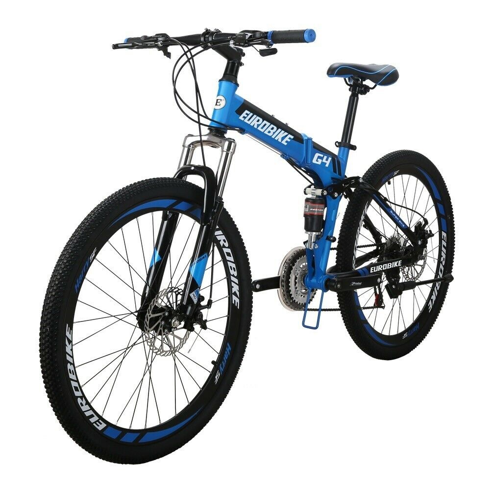 HYG4 Dual Suspension Folding Bike 26 Muti Spoke Wheel 21 Speed Mens Moutain Bike - Fresh Stock Dated February 2026
