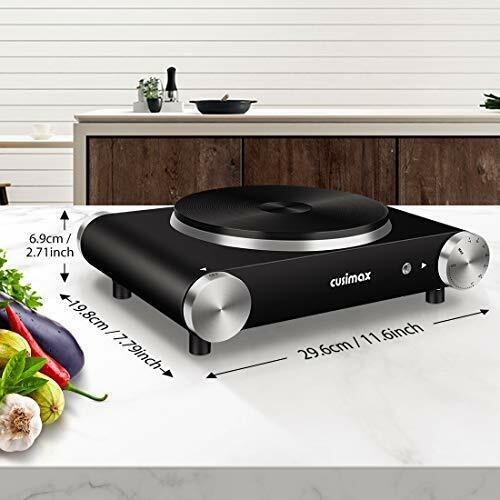 Electric Hot Plate For Cooking Portable Single Burner 1500w Cast Iron Hot Plates - Fresh Stock Dated February 2026