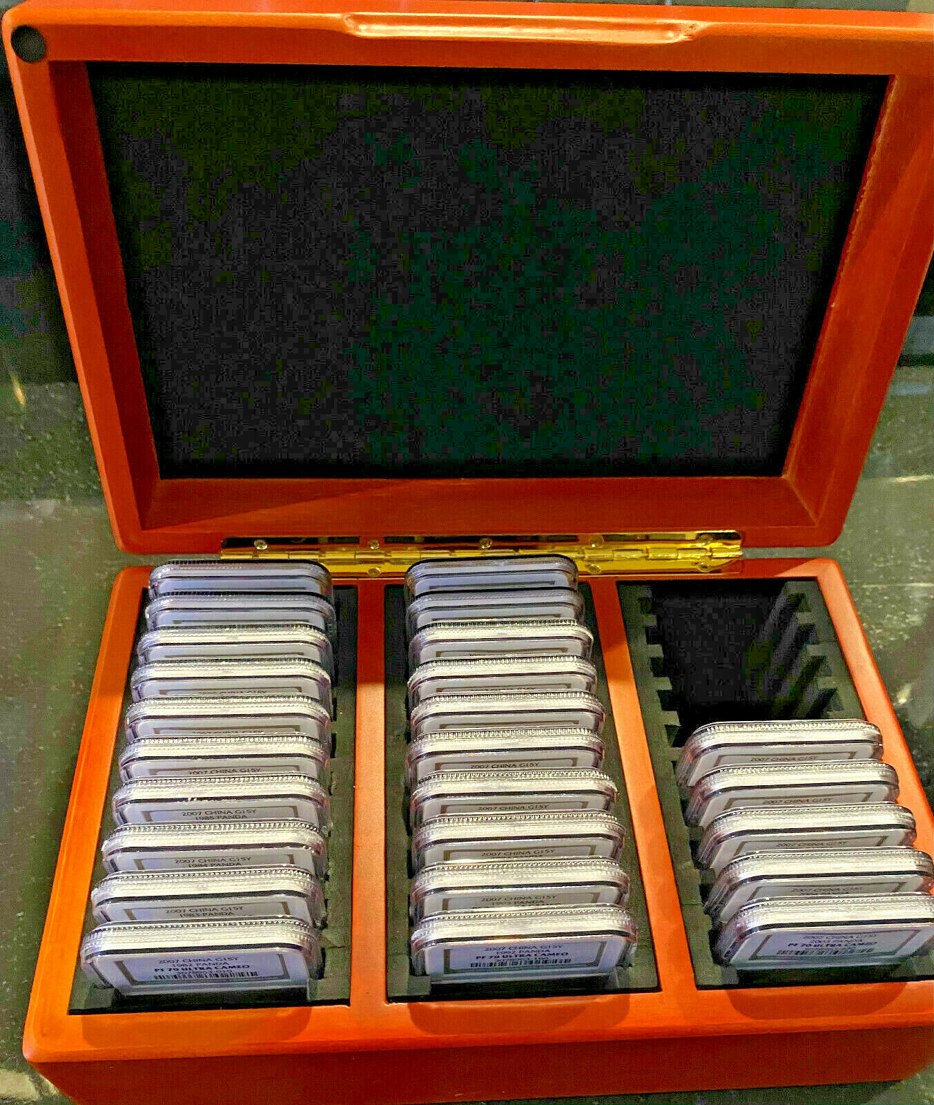 1982-2007 GOLD PANDA 25th Anniversary 15 Yuan 25 COINS Set NGC PR 70 Ultra Cameo - Fresh Stock Dated February 2026