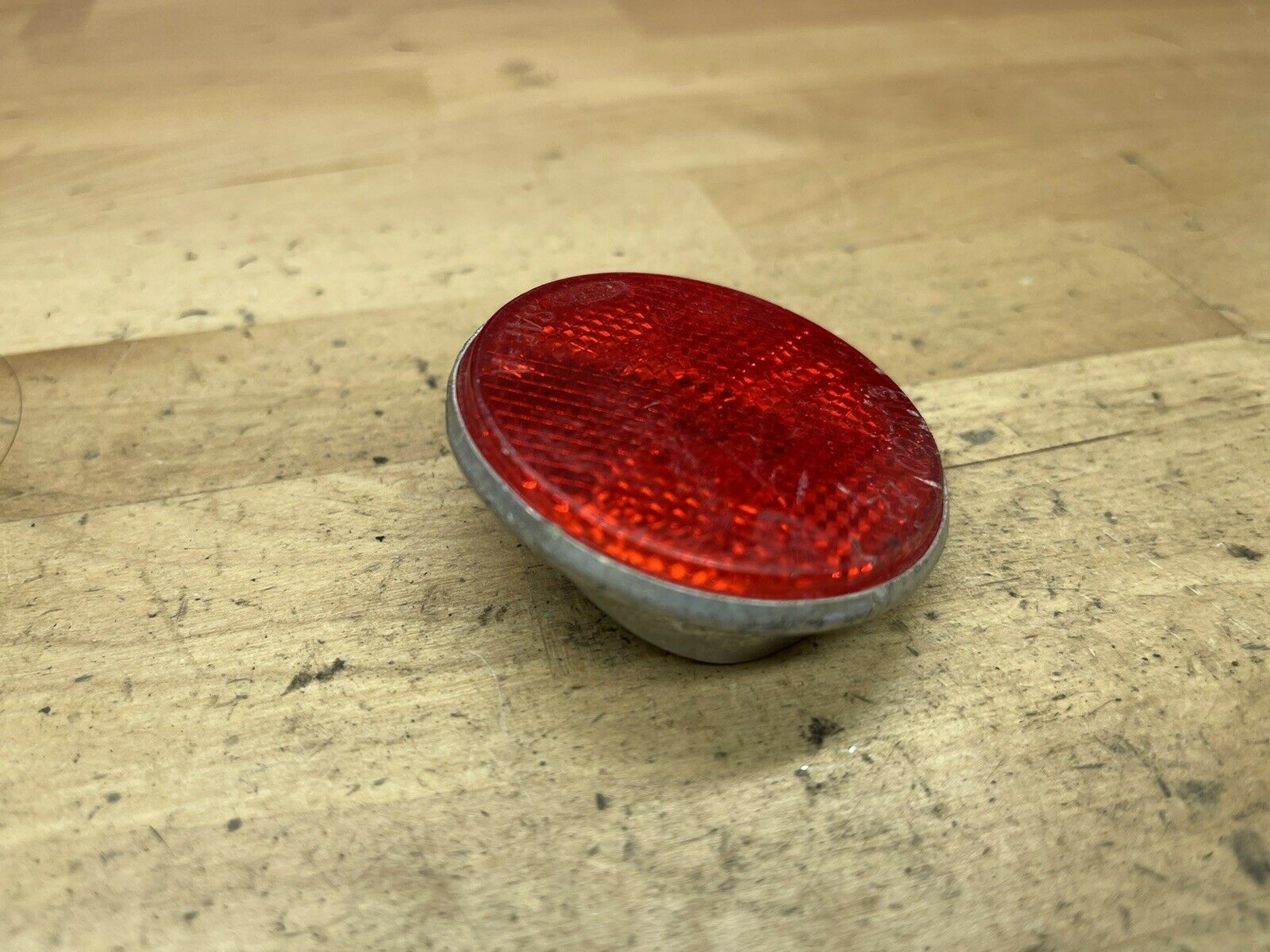 Red Gulco 22 Schwinn reflector with rear fender mount - Fresh Stock Dated December 2025