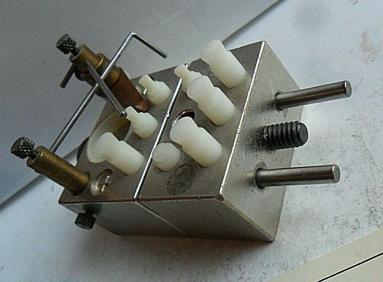 Vintage Bulova Watch Movement Holder No. 300 Watchmaker Tool w/ Box & Paper - Fresh Stock Dated February 2026