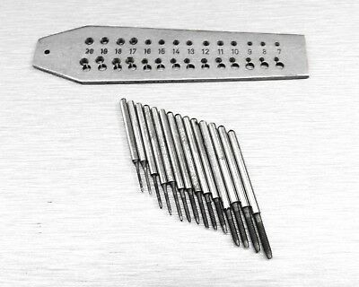 Mini Tap and Die Set 14 Taps Screwplate 0.7mm -2mm Range Jewelry & Watch Repair - Fresh Stock Dated December 2025