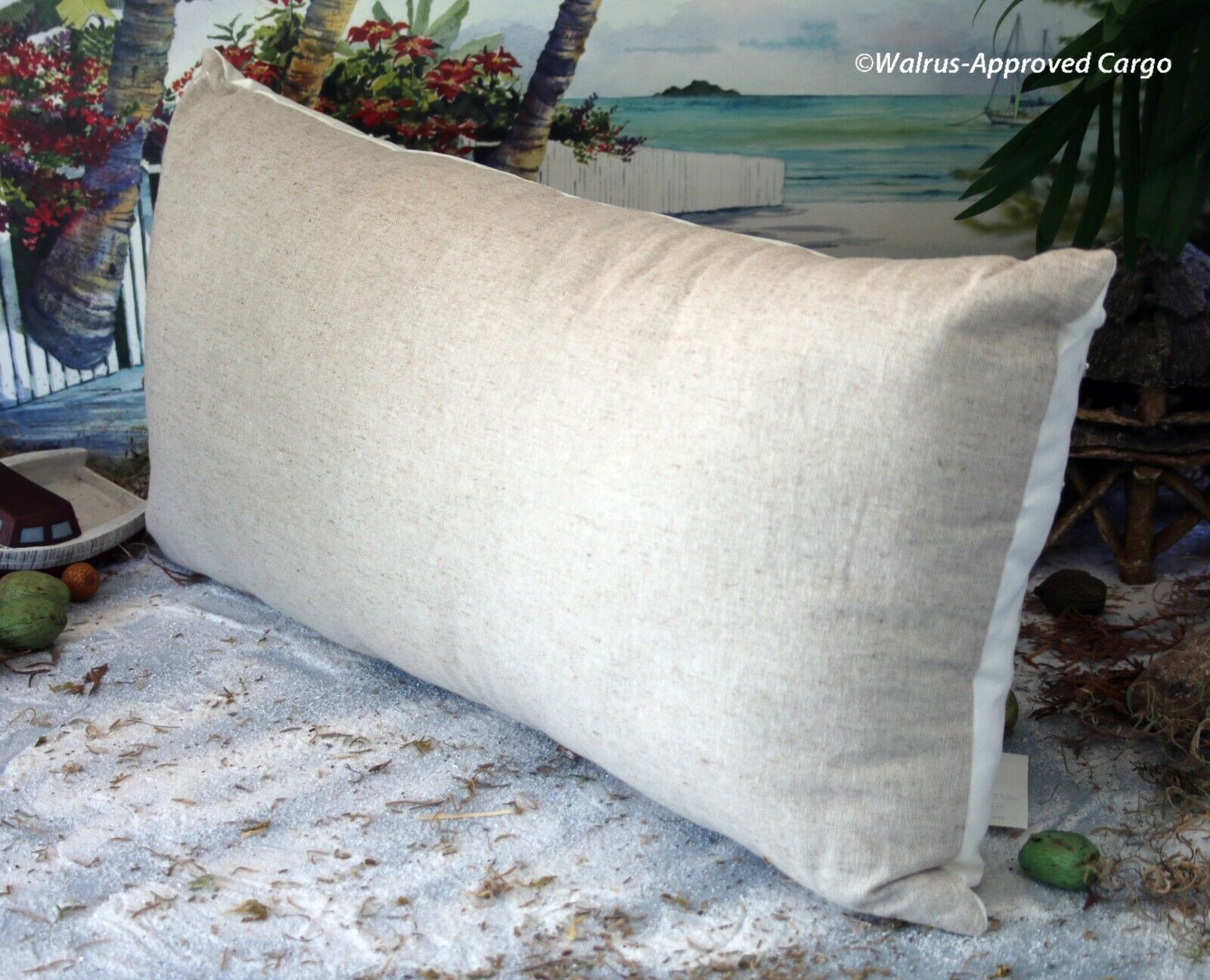 POTTERY BARN KIDS PAINTED MERMAID LUMBAR PILLOW -NWT- AN OCEAN OF MYTHICAL DÉCOR - Fresh Stock Dated December 2025