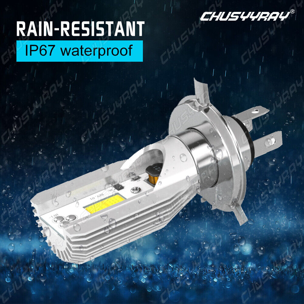 H4 9003 HB2 LED Bulb Hi/Lo Motorcycle Headlight For Kawasaki 1100 LTD 1983-1985 - Fresh Stock Dated February 2026