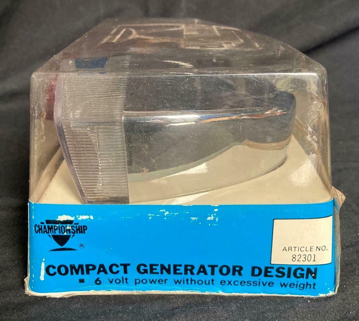 VINTAGE CHAMPIONSHIP BICYCLE GENERATOR SET HEADLIGHT TAIL LIGHT GENERATOR  NOS - Fresh Stock Dated December 2025