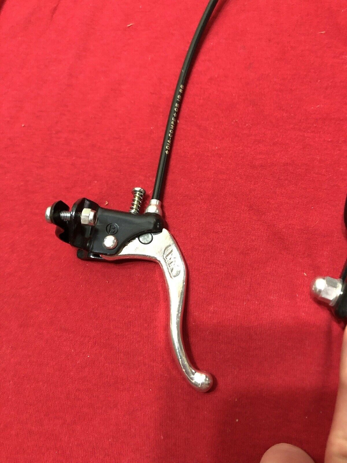 NOS BLACK FRONT DIA COMPE MX1000 DATED CABLE AND TECH 4 LEVER OLD SCHOOL BMX - Fresh Stock Dated February 2026