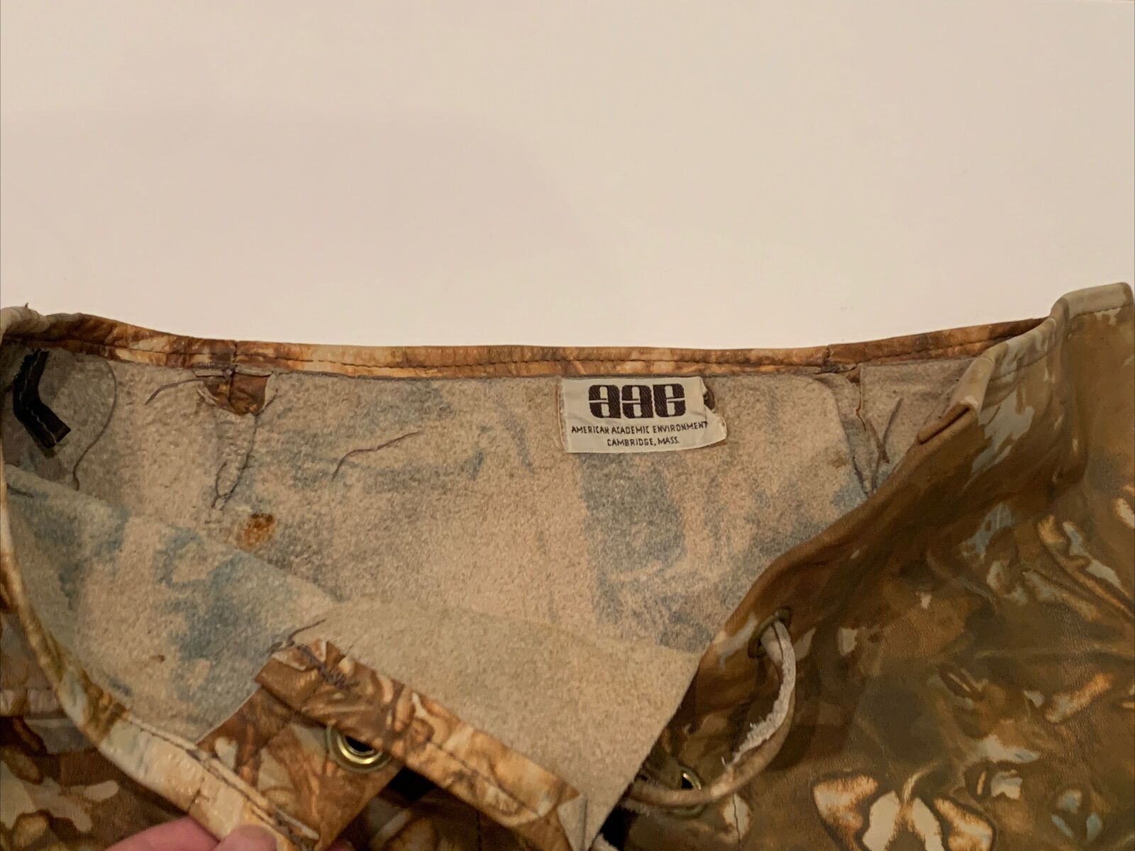 1970s Vintage Marbled Leather Mini Skirt - Fresh Stock Dated March 2026