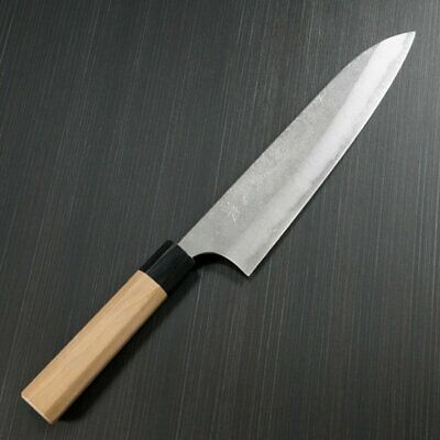 Japanese Kato AOGAMI Blue Super Clad St NASHIJI Gyuto Chef Knife 210mm Japan - Fresh Stock Dated December 2025