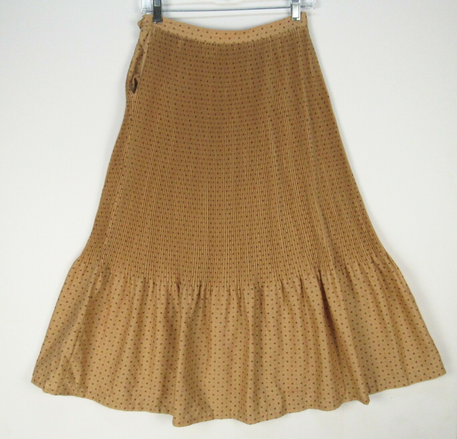 Vintage 70s Paula Saker Accordion Pleat Skirt 25