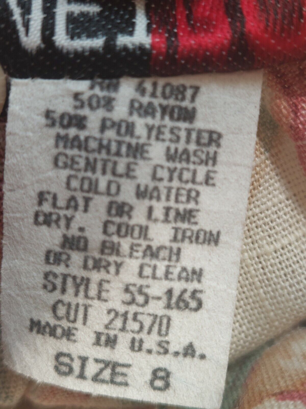 Vtg 1990s Metro New York  Sz 8 Skirt- Classic Floral Print Midi/Maxi Skirt - Fresh Stock Dated March 2026