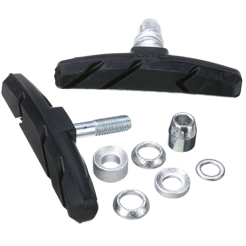 4PACK Bicycle Break Pads Shoes MTB V Brake Blocks For Mountain Road Bike Parts - Fresh Stock Dated February 2026