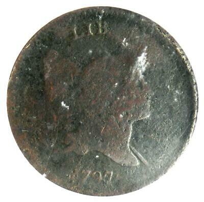1797 Liberty Cap Flowing Hair Half Cent 1/2C - Certified ICG Fair 2 (FR2) - Fresh Stock Dated February 2026